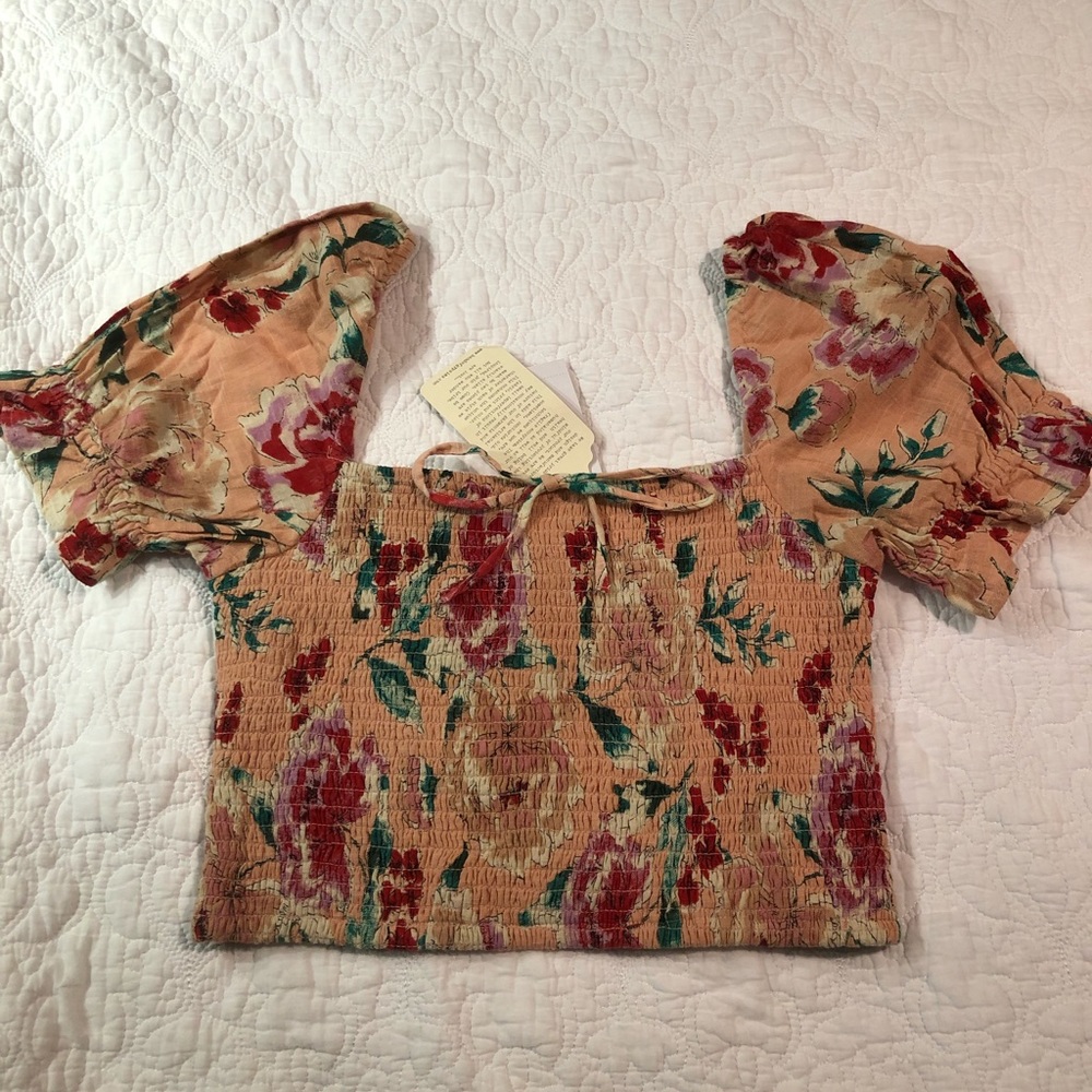 Band of Gypsies crop top with sleeves